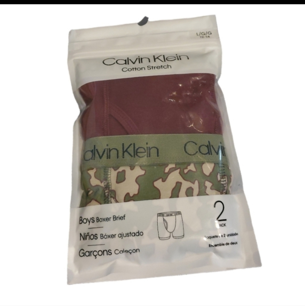 Calvin Klein Boys Boxer Briefs 2 Pack - Picture 2 of 9